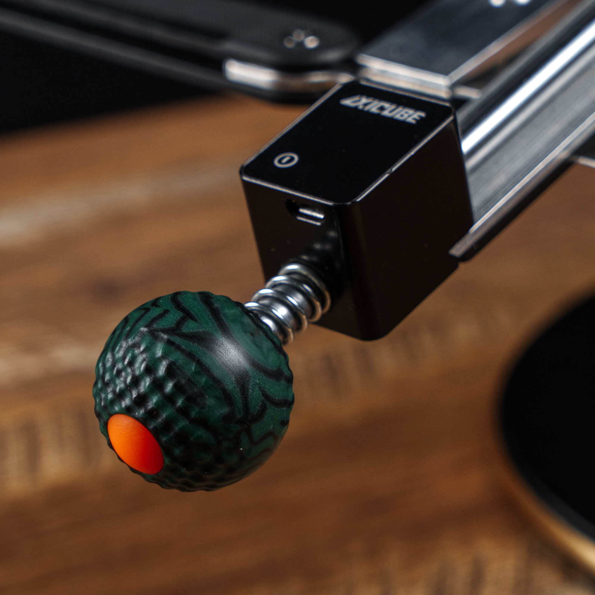 Ручка-шар TSPROF, 8 мм, Crazy Fiber, с насечкой (изумруд)