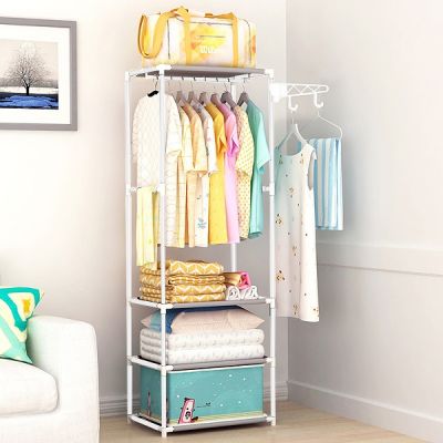 Напольная вешалка для одежды W-04, белая