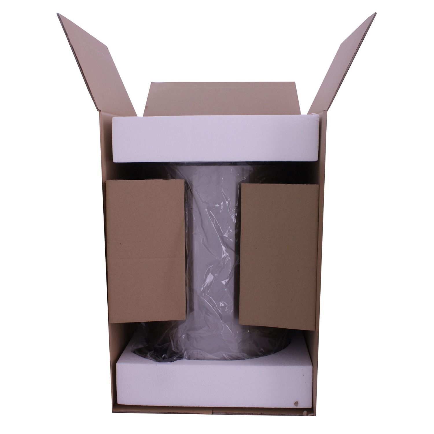 Урна с механизмом поднятия крышки Ksitex BGR-12W (белая)