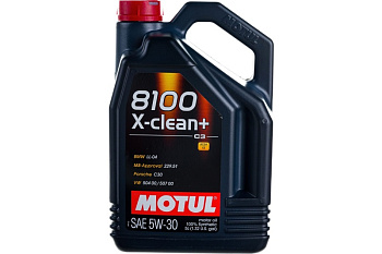 Моторное масло MOTUL 8100 X-clean+ 5W-30 (5 л.)