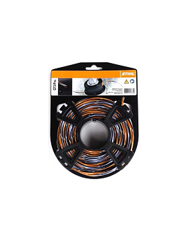 Струна 3,3 мм x 113 м STIHL Carbon крестообразного сечения, серо-оранжевый