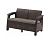 Диван садовый Keter CORFU II LOVE SEAT brown