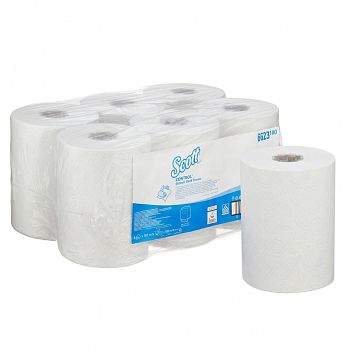 Бумажные полотенца в рулонах Kimberly-Clark Scott Control Slimroll 6623, однослойные