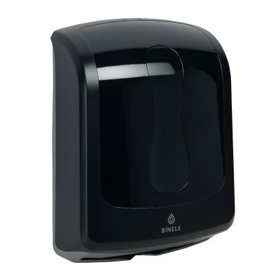 Диспенсер BINELE zType для бумажных полотенец Z сложения (черный)