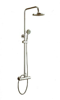 ДУШЕВАЯ СТОЙКА СО СМЕСИТЕЛЕМ LEDEME L2410 ТЕРМОСТАТ С ТРОПИЧЕСКИМ ДУШЕМ