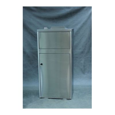 Урна для фудкорта «Мега-2» шлифованная 120 л.