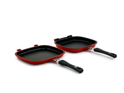 Двухсторонняя сковорода с антипригарным покрытием Ecoramic S