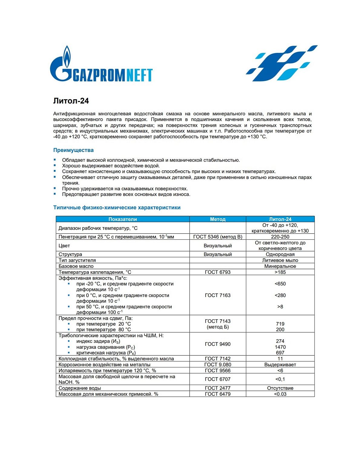 Смазка Gazpromneft Литол-24 5л