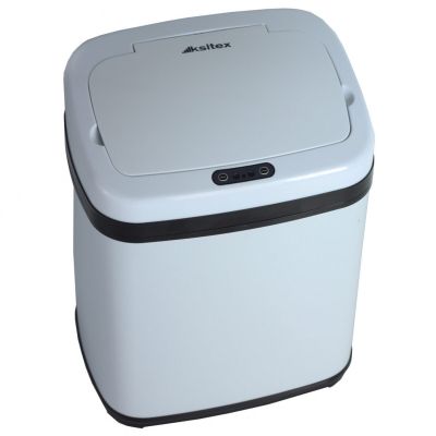 Урна сенсорная с автоматически открывающейся крышкой AGB-20W (белая)