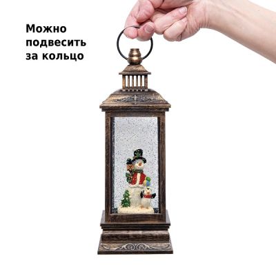 Новогодний фонарь Winter Glade Снеговики