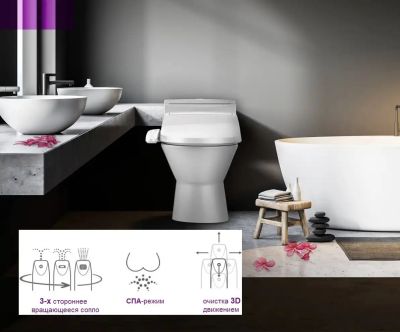 Электронная крышка-биде для унитаза Novita BD-AE91