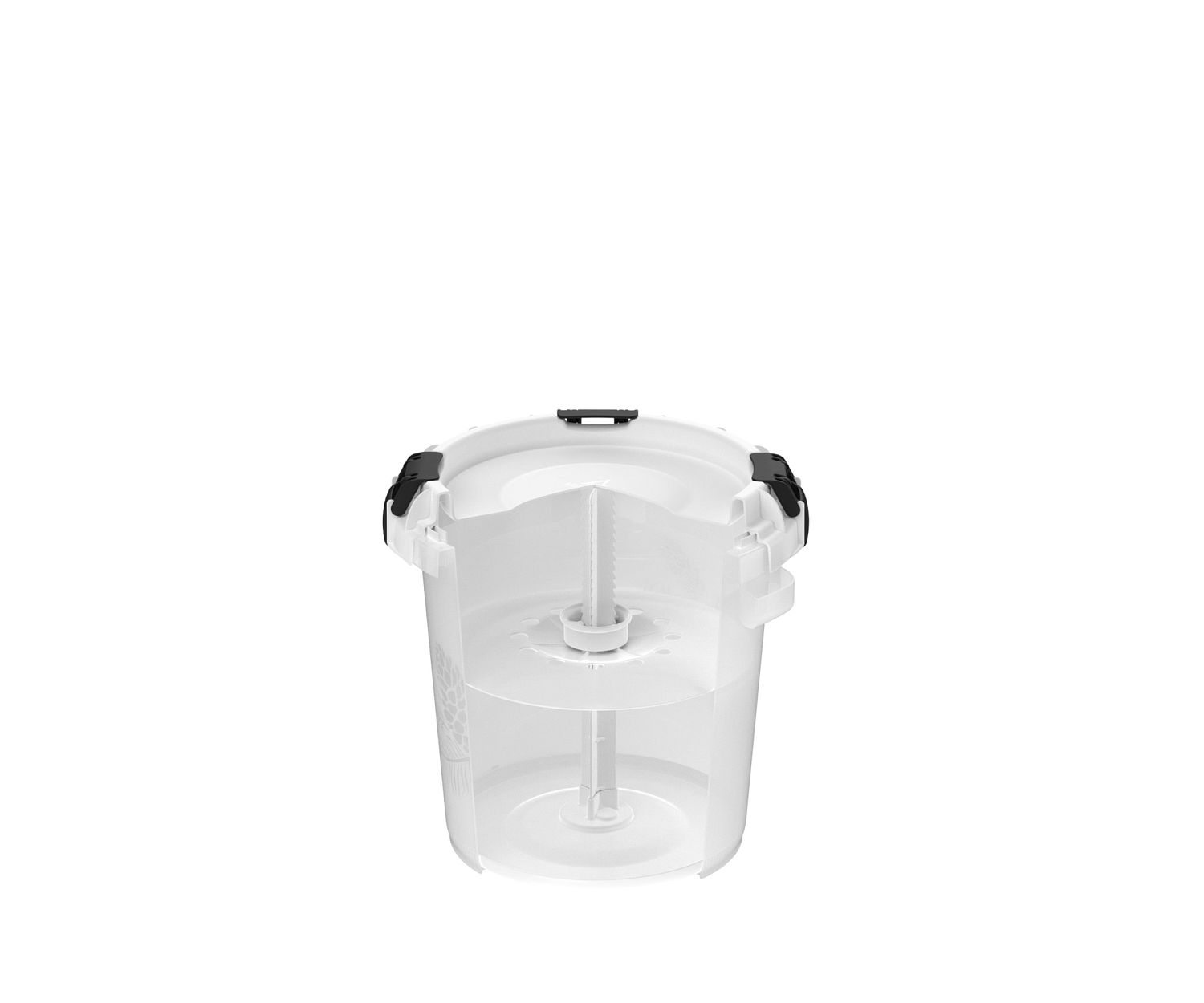 Бочка пищевая с гнётом и герметичной крышкой 10л (для засолки)