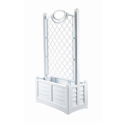 Ящик для цветов BAMA Separe 120л на колесах с шпалерой 150см