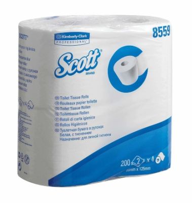 Туалетная бумага в стандартных рулонах Kimberly-Clark Scott 8559