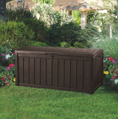 Сундук пластиковый Keter Glenwood 390л коричневый