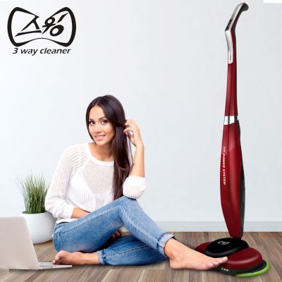 Беспроводной полотер - пылесос SWING-8000 красный