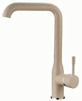 СМЕСИТЕЛЬ ДЛЯ КУХНИ LEDEME L4698M, БЕЖЕВЫЙ МАТОВЫЙ, ВЫСОКИЙ ИЗЛИВ