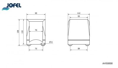 Диспенсер для столовых салфеток Jofel AH50000