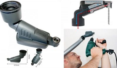 011462 Насадка д/пылесоса д/сбора пыли при сверлении BOHRFIXX