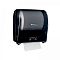 Автоматический диспенсер полотенец в рулонах "MERIDA SOLID CUT" MAXI черный, глянец CJC303