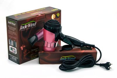 Фен с нефритом Jade Wind (розовый)