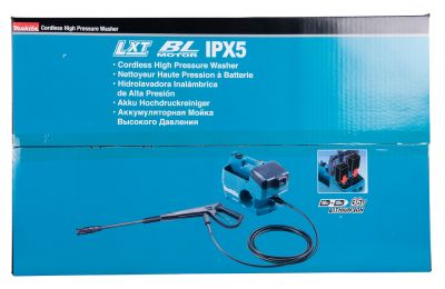 Аккумуляторная мойка высокого давления Makita DHW080ZK LXT, 18Вх2, 50 л, 800 Вт, без акб и ЗУ