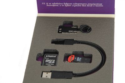 Цифровой диктофон EDIC-mini Card16 E92