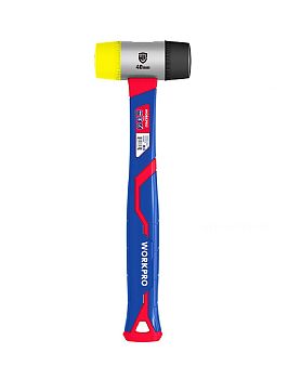 Киянка с фиберглас рукояткой двусторонняя  WORKPRO