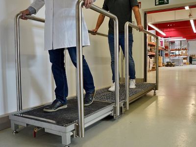 Мобильный механический санпропускник Stepgate 2 dryzone