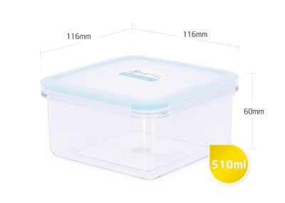 Тритановый контейнер с замками TR-21SQ 510 мл