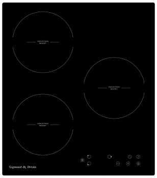 Встраиваемая стеклокерамическая варочная панель Zigmund & Shtain CI 33.4 B	