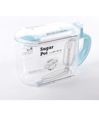 Ёмкость для хранения сыпучих продуктов с крышкой (Голубой цвет), Japan Premium