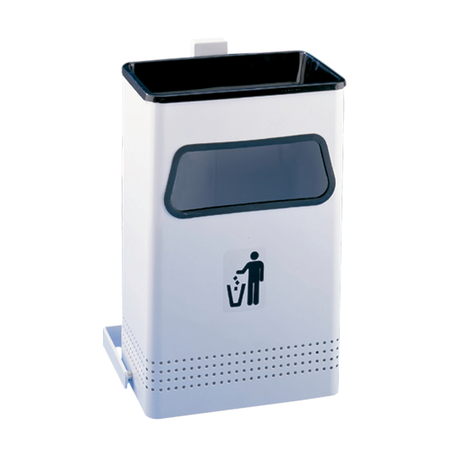 Урна-пепельница поворотная Jofel AL72700 черный,белый 40л