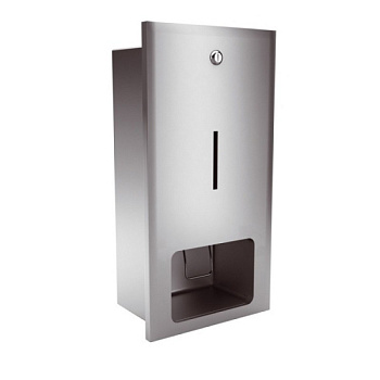 Дозатор мыла в пене матовый встраиваемый в стену MERIDA 5003S