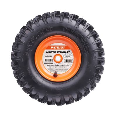 Колесо пневматическое с диском для снегоуборщика Patriot 14х5.00-6,стандарт, правое