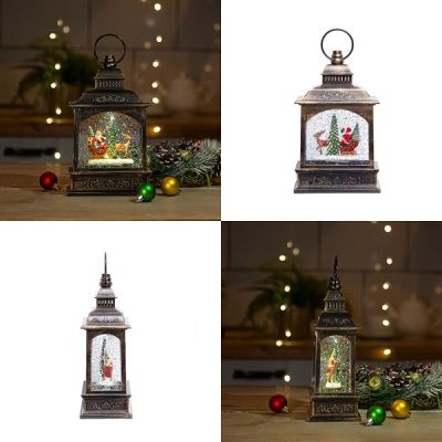 Новогодний фонарь Winter Glade Санта-Клаус на санях