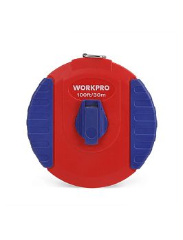 Лента измерительная 30 м из стекловолокна, закрытый пластиковый корпус WORKPRO