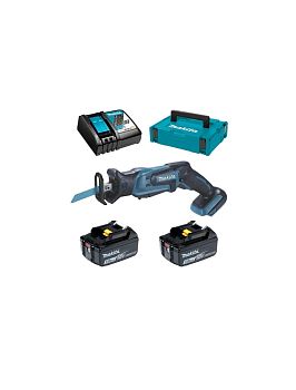 Пила сабельная аккумуляторная Makita DJR185RFE LXT 18В, ход 13 мм, рез 50 мм (2х3.0Ач, з/у)