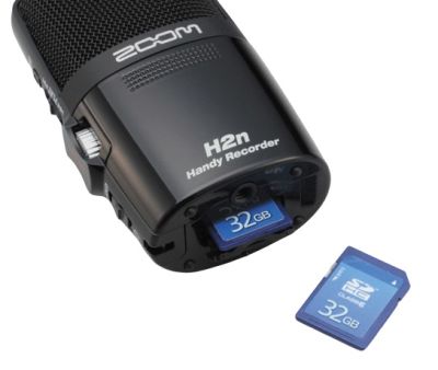 Ручной рекордер со стерео микрофоном Zoom H2n