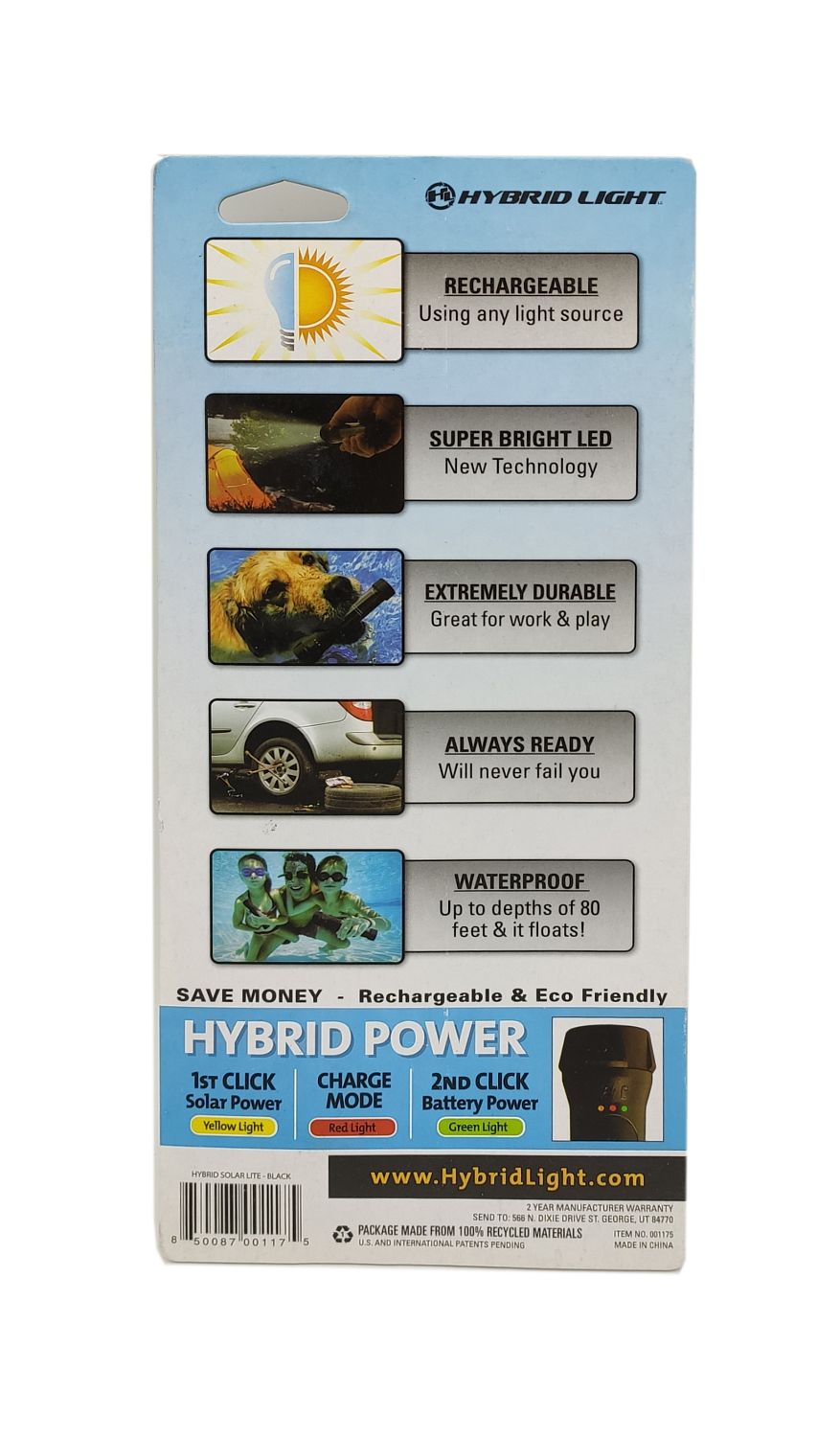 Фонарь светодиодный карманный SOLAR LITE