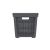 Плетёная корзина для хранения с крышкой «Лён» 22 л (400х284х264 мм) графит Плетёная корзина для хранения с крышкой «Лён» 22 л (400х284х264 мм) графит