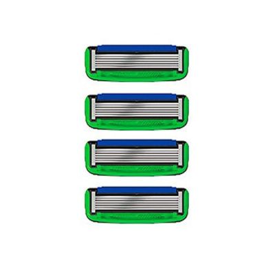 Комплект запасных лезвий из 4-х штук к бритвенному станку Dorco Pace 6