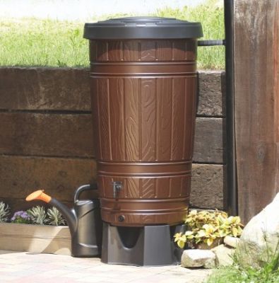 Водосборник Prosperplast Woodcan 265л,коричневый