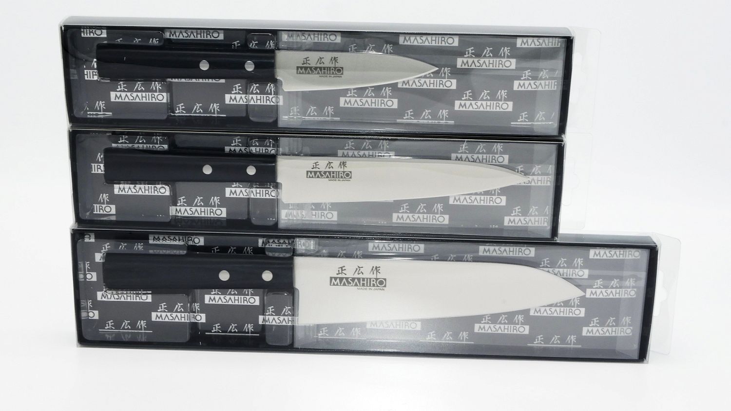 Набор ножей поварская тройка от Masahiro