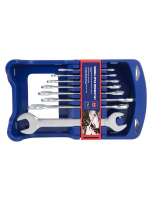 Набор  ключей  рожковых 8 шт (6-22 мм) на пластиковом держателем WORKPRO