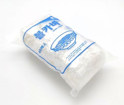 Многоразовая полиэтиленовая крышка-чехол на резинке 40 шт