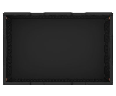 Ящик складной с перфорированными стенками и кнопками-фиксаторами АП 493, комплект 7 штук