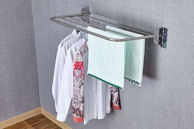 Сушилка настенная откидная Gochu Artex нержавеющая сталь