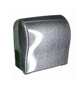 Автоматический диспенсер бум.полотенец в рулонах MERIDA UNIQUE GLAMOUR BLACK LINE Solid Cut CUH370