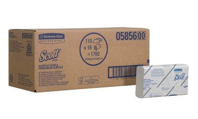 Бумажные полотенца в пачках Kimberly-Clark SCOTT SlimFold 5856